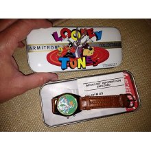 Vintage Looney Tunes Armitron Collectibles Musical Baseball Watch Never Worn