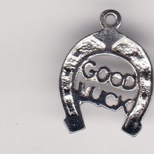 Vintage Sterling Good Luck Horseshoe Bracelet Charm