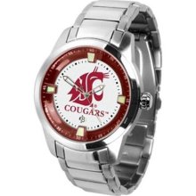 Washington State Cougars NCAA Mens Titan Steel Watch ...