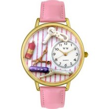 Whimsical watches beautician female gold watch - One Size