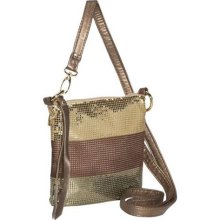 Whiting and Davis Tri-Color Convertible Crossbody