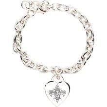 Wincraft New Orleans Hornets Heart Charm Bracelet