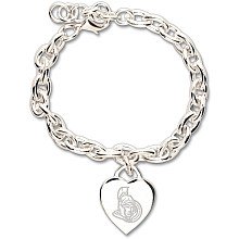 Wincraft Ottawa Senators Team Heart Charm Bracelet