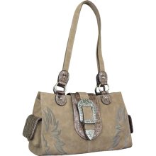 Women's Accessories Western Trenditions Wrangler Savannah Satchel Brow