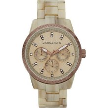 Women's horn michael kors ritz chronograph watch mk5641