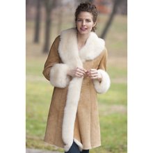 Women's Jannie Frost Shearling Sheepskin Coat