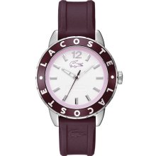 Women's lacoste rio purple watch 2000669