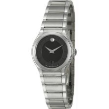 Women's Professional Qaudro Stainless Steel Case and Bracelet Black To