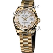 Women's Rolex Oyster Perpetual Lady-Datejust Watch - 179178_WhtRP