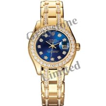 Women's Rolex Oyster Perpetual Lady-Datejust Pearlmaster Watch - 80318_CBlueDDCDBDBrct