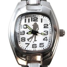 Women's Stainless Steel Pro Series Field Hockey Quartz Watch