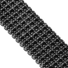 10K Black Rhodium Plated Mens Black Diamond Bracelet 12.81 Ctw