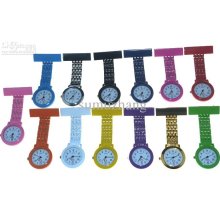 13 Colours Mixed Nurses Stainless Steel Fob Watch Pocket Watch 13ps/