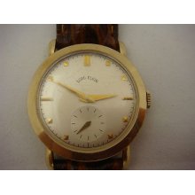 14k Solid Gold 23 Jewel Lord Elgin Mens Vintage Wristwatch 1950s 770 Cal