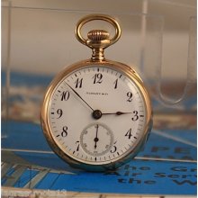 1800's Tiffany & Co York Pendant Ladies Pocket Watch 18k Solid Gold Longines