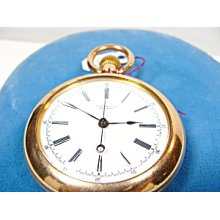 18k Split Second Chronograph Pocket Watch