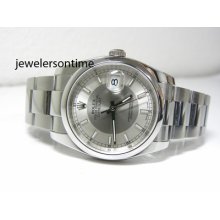 2006 Rolex Men's Ss Datejust Silver Stick Dial. Oyster Bracelet. 116200 $6.6k