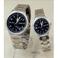 2012 Fsahion Elehant Waterproof Lovers Watch Stainless Steel Belt Bu