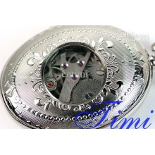 2012 Hotsale Special Purple Enameled Golden Quartz Pocket Watch