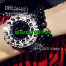 2013 Korean Fashion Baoshan Rhinestone Bling Big Dial Fashion Ladies