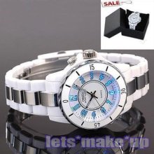 7 Colours Led Light Lady Men Sport Quartz Analog Wrist Watch Colorful