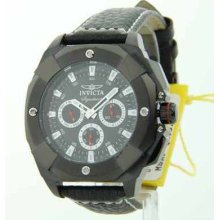 7292 Invicta Men's Leather Watch Multi Function Style $595 5 Atm