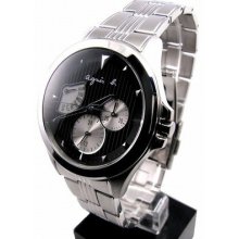 Agnes B Calendar Display Stainless Steel Men's Watch Bn7006p