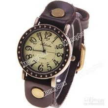 Ailisha Women's Watch With Quartz Analog Dial 19mm Leather Watchband