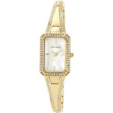 AK Anne Klein Women's 10-9762MPGB Gold Tone Bangle Bracelet Watch