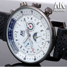 Ak-homme Classical Automatic Mechanical Sport Men Watch