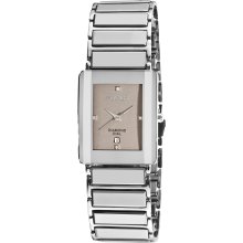 Akribos Xxiv Men's Rectangular Ceramic Quartz Bracelet Watch