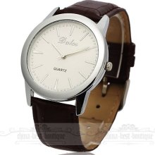 Amazing Classic Men's Luxury Sport Fashion Quartz Pu Leather Analog Wrist Watch