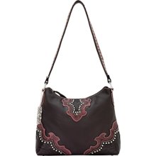 American West SOUTHERN GRACE Zip-Top Hobo 5874279 Womens