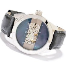 Android Men s or Women s Horizon 2 Automatic Mother-of-Pearl Dial Leather Strap Watch