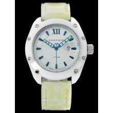 Android Men's Virtuoso 45 Ceramic Limited Edition Swiss Automatic Leather Watch