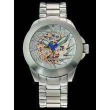 Android Ninja-50 Rose Gold Tone Skeleton Automatic Bracelet Watch