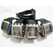 Anike Ak1057 Sports Dive Watch Rectangle Dial Lcd Dual Movements 50