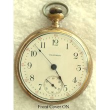 Antique American Waltham Gold Filled Pocket Watch 18 Sz Model 1879