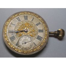 Antique Charles Henry Grosclaude Pocket Watch Movement