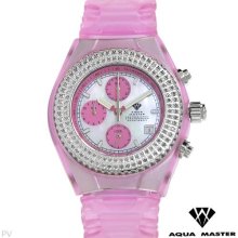 AQUA MASTER Chronograph Diamond Ladies Watch