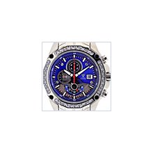 Aqua Master Chronograph Mens Steel Blue Watch