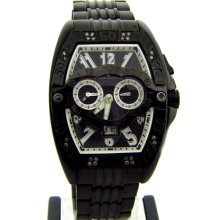 Aqua Master Ionic Black Diamond Mens .50ct Watch W315-4