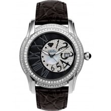 Aqua Master Mens Dual Time Diamond Watch 6-2