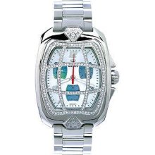 Aqua Master Watches Mens Diamond Grille Watch 2.00ct