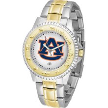 Auburn University Tigers AU Mens Stainless 23Kt Watch