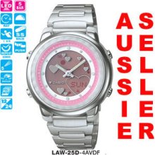 Australian Seller Casio Watches Law-25d-4av Law-25d Law25 12-month Warranty