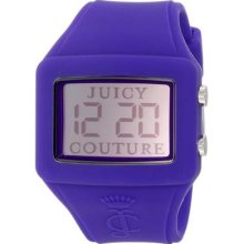 Authentic Juicy Couture Purple Silicon Digital Lady Watch 1900988 W Receipt