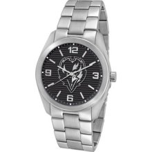 Baltimore Ravens Nfl Game Time Elite Watch - Stainless Steel W/textured Dial