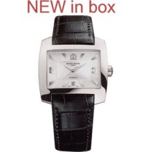 Baume & Mercier Moa08369 Hampton Men's Automatic Leather Watch - & Authentic