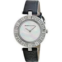 BCBG Watches Women's Florence White Crystal White Mother Of Pearl Dial